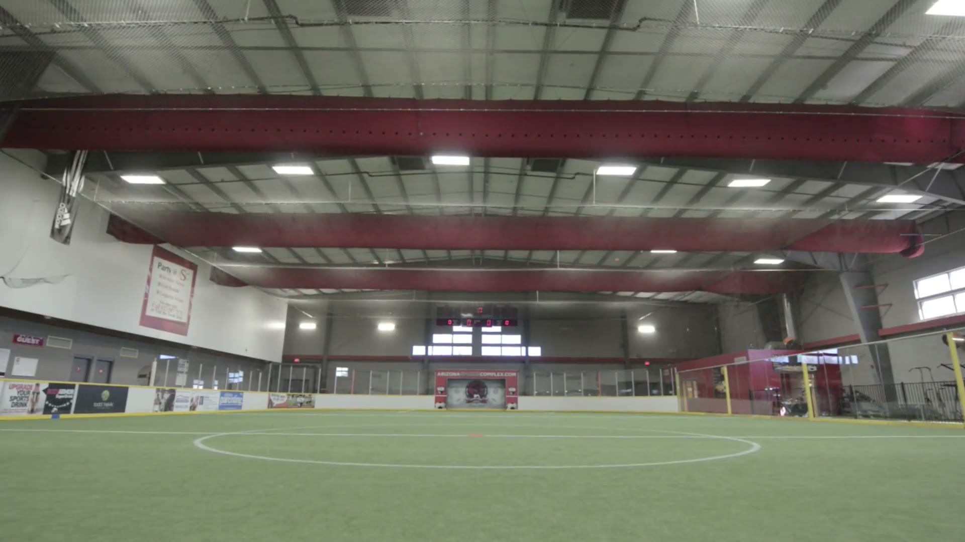 Inside the ASC indoor arena